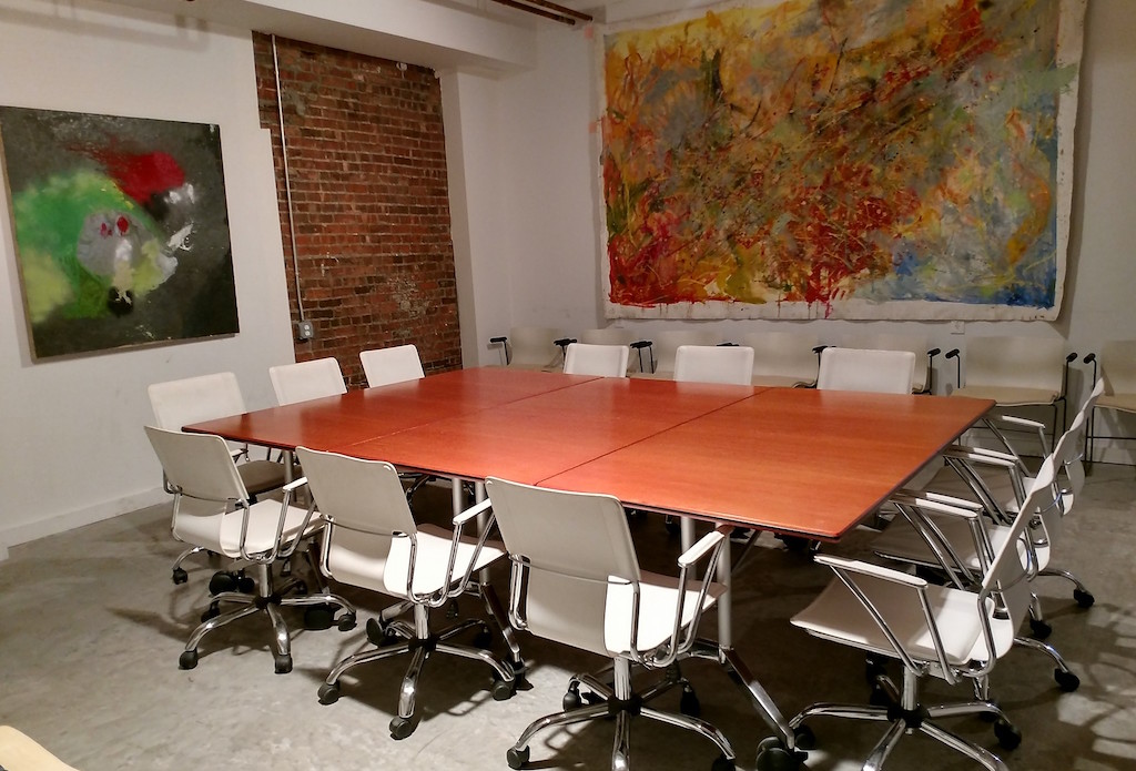 Grit works conference room, coworking in newburgh